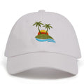 Palm Tree Embroidered Dad Hat