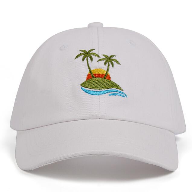 Palm Tree Embroidered Dad Hat